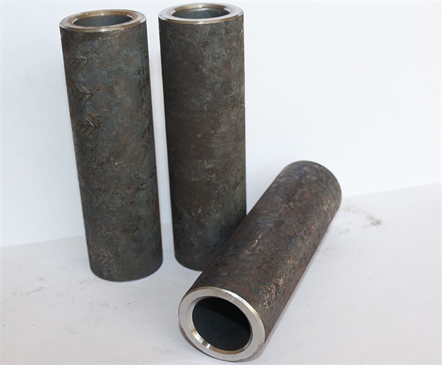 和硕冷挤压钢筋套筒应该怎么样激光打标